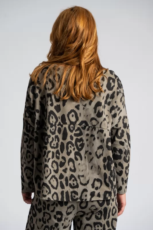 Φούτερ Λεπτό Leopar Print