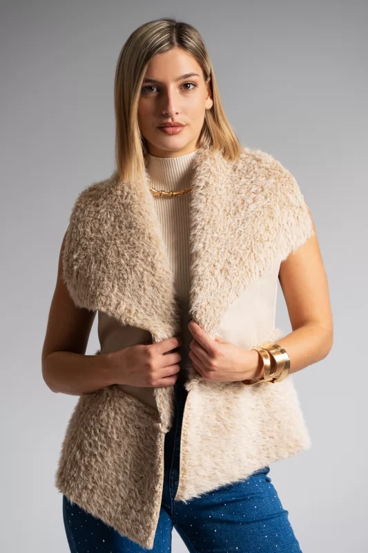 Vest Suede Fur 