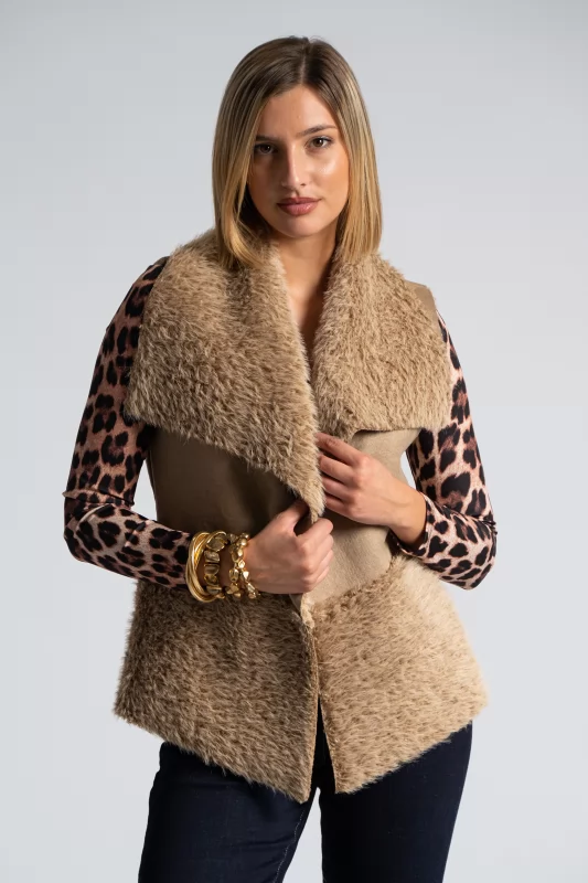 Vest Suede Fur 