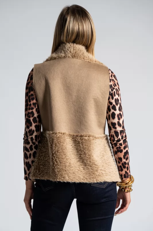 Vest Suede Fur 