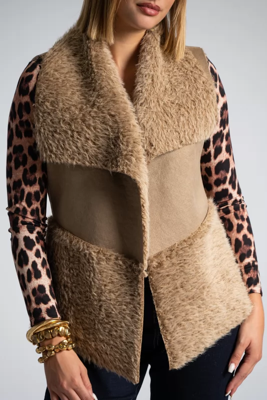 Vest Suede Fur 