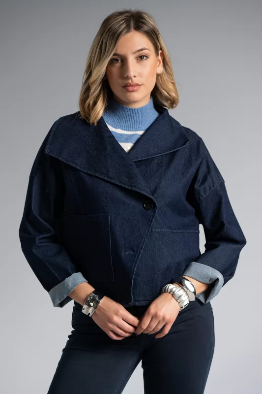 Jacket Jeans Collar