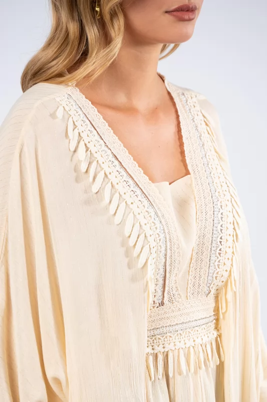 Caftan Pearls Beige 