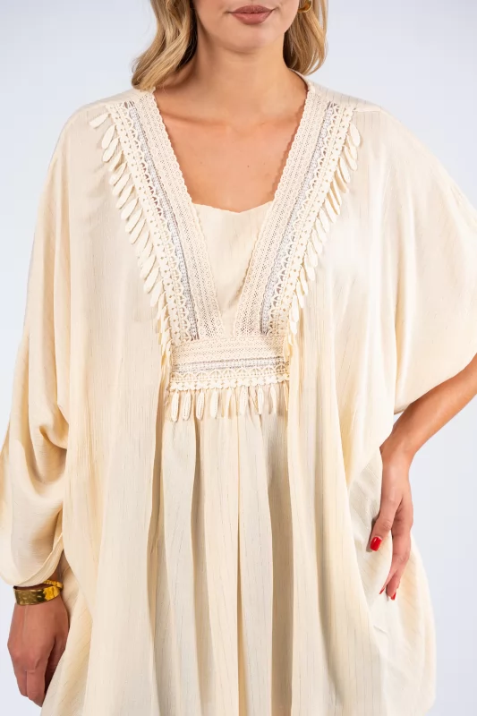 Caftan Pearls Beige 