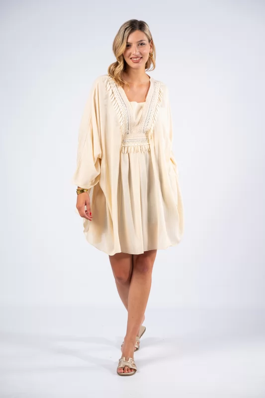 Caftan Pearls Beige 