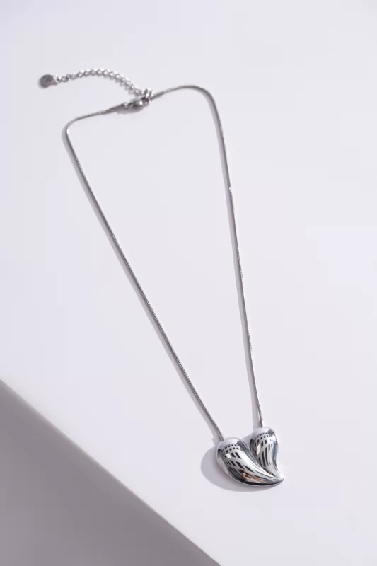Necklace Heart Silver