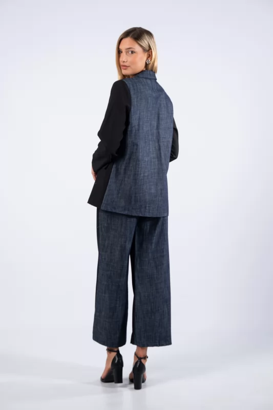 Denim Blue-Black suit