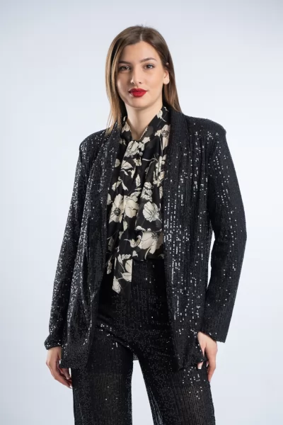 Suit Sequins Black