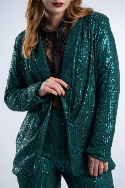 Suit Sequins Green