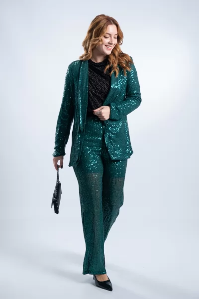 Suit Sequins Green