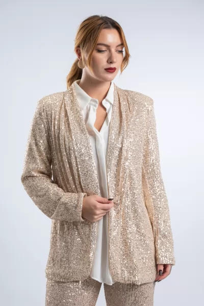 Suit Sequins Gold