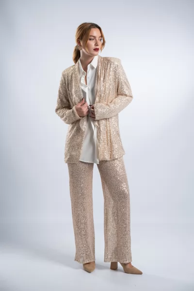 Suit Sequins Gold