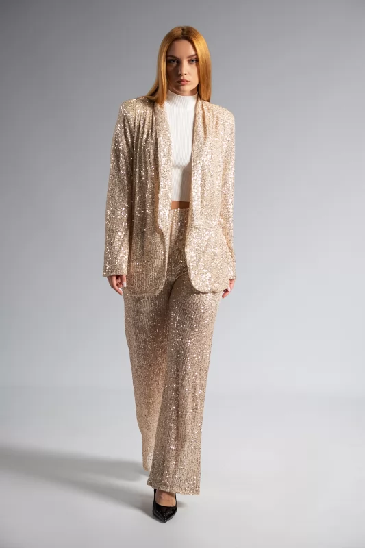 Suit Sequins Gold