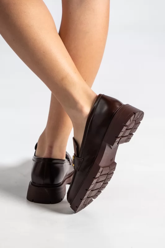 Loafers Δερματίνη Αγκράφα