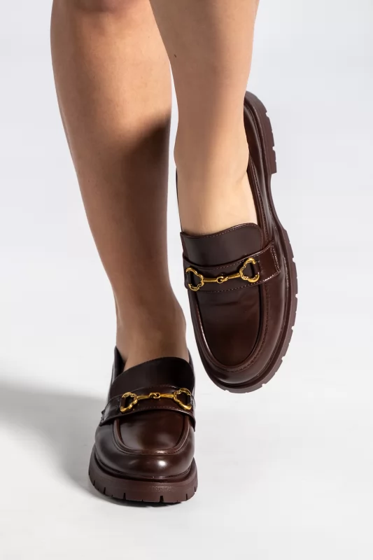 Loafers Δερματίνη Αγκράφα