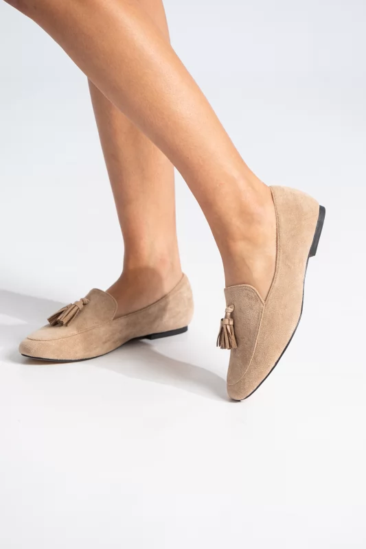 Moccasinia Suede Tassels