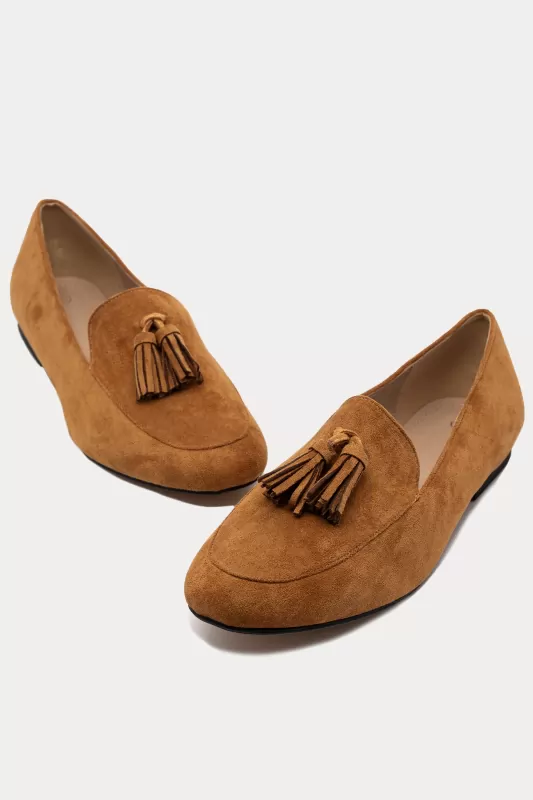 Moccasinia Suede Tassels