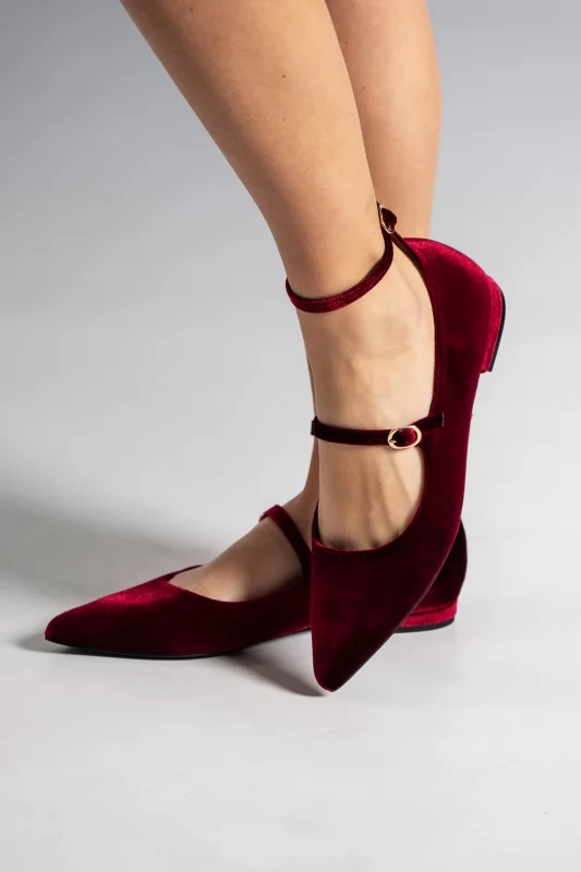 Ballerinas Velvet Pointed