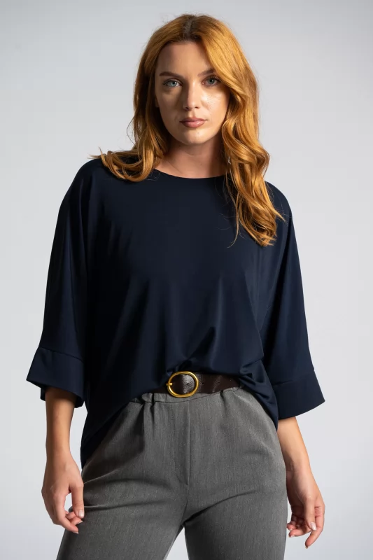 Blouse 3/4 Sleeves Necklace