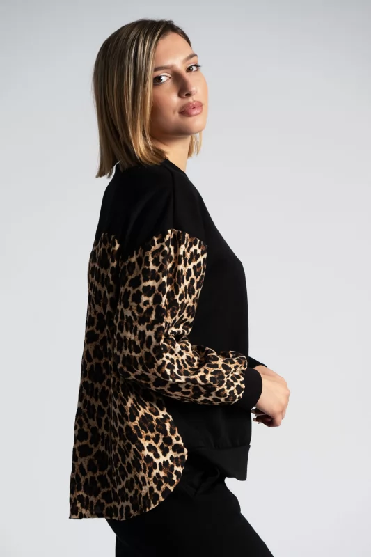 Blouse Animal Print Back