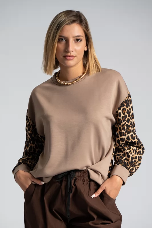 Blouse Animal Print Back