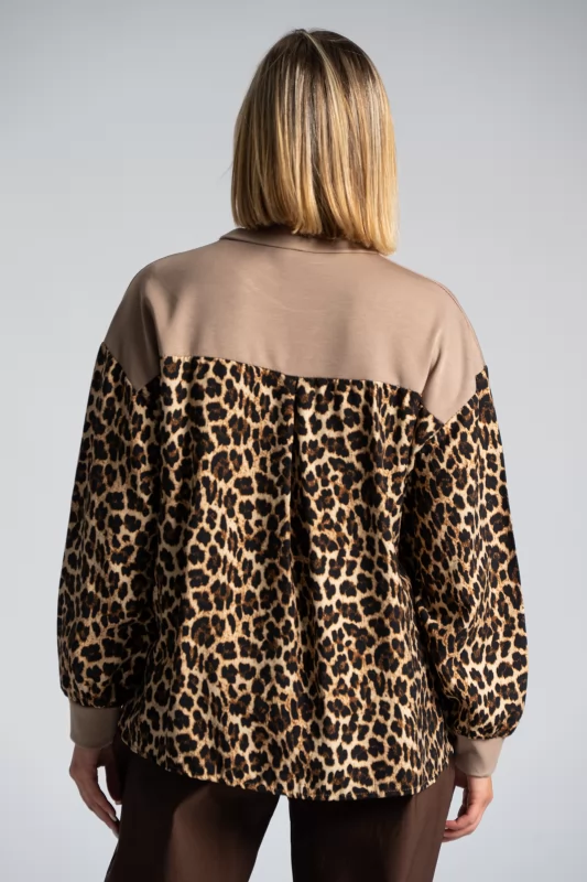 Blouse Animal Print Back