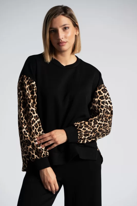 Blouse Animal Print Back