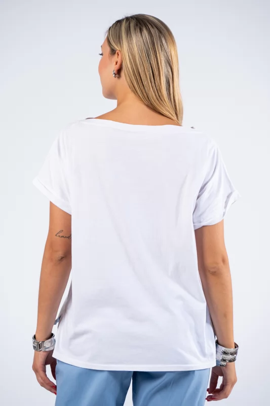 T-shirt Basic Λευκή