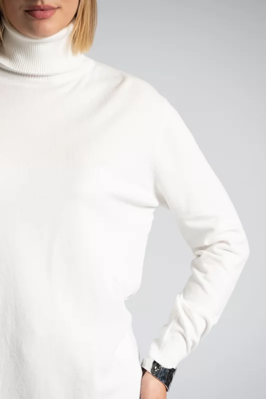 Blouse Basic Knitted Turtleneck