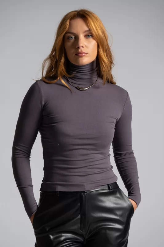 Blouse Basic Turtleneck