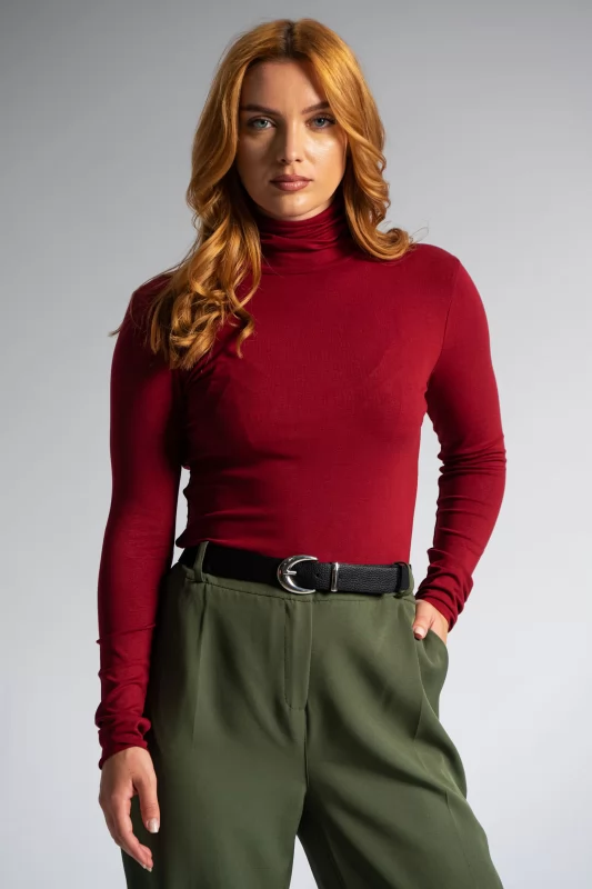 Blouse Basic Turtleneck