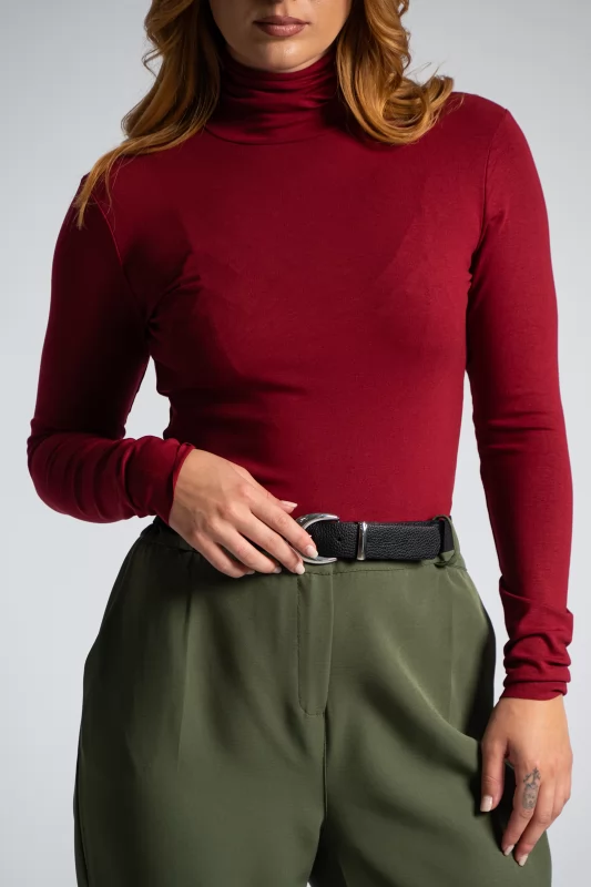 Blouse Basic Turtleneck