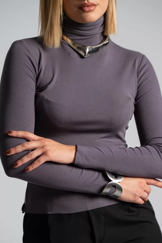 Blouse Basic Turtleneck