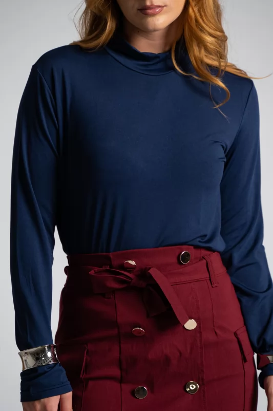 Blouse Basic Turtleneck