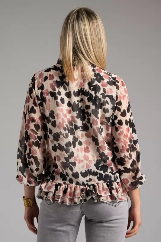 Blouse Floral Volan