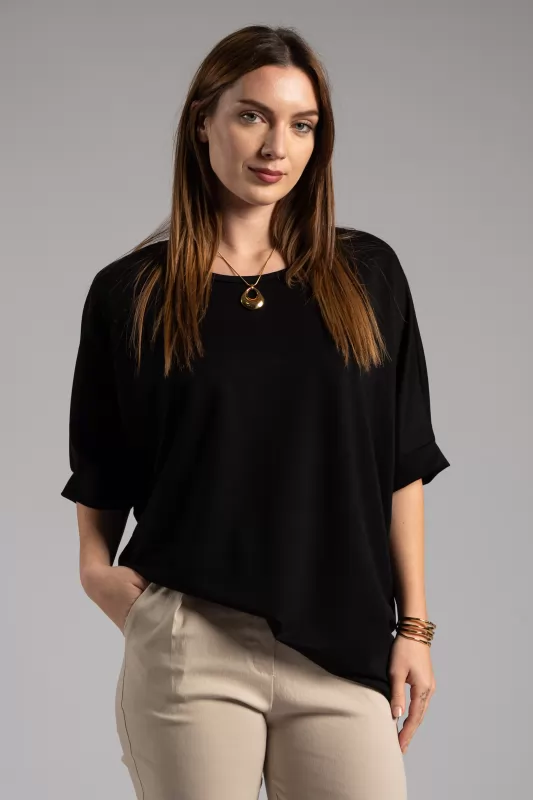 Blouse Short Sleeve Necklace