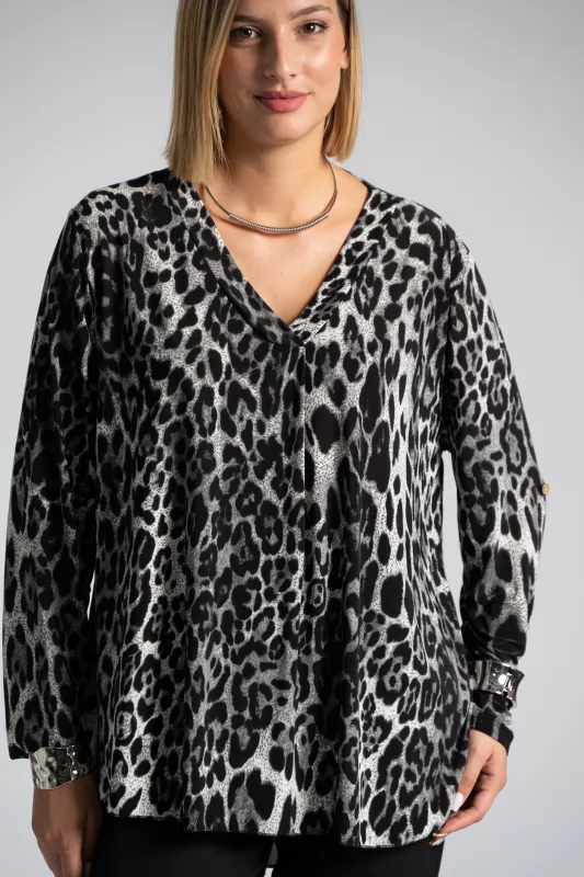 Blouse Leopar Print