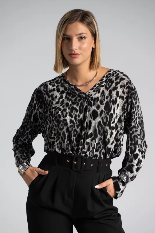 Blouse Leopar Print