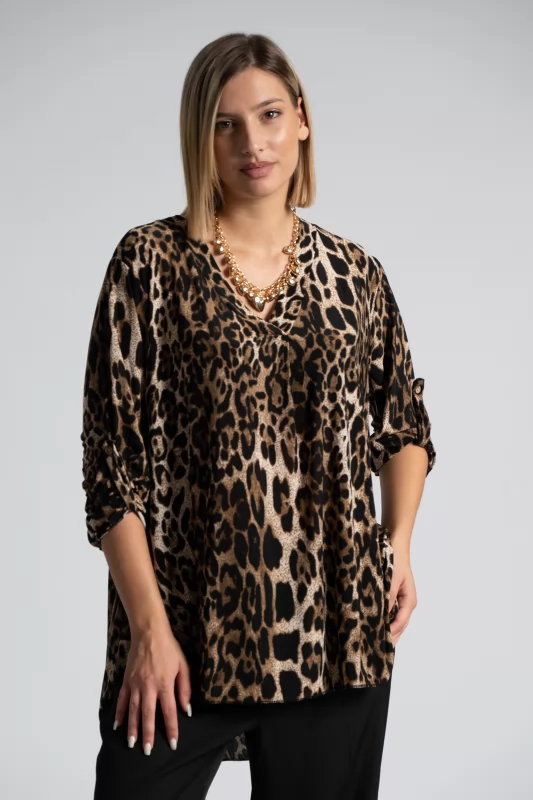 Blouse Leopar Print