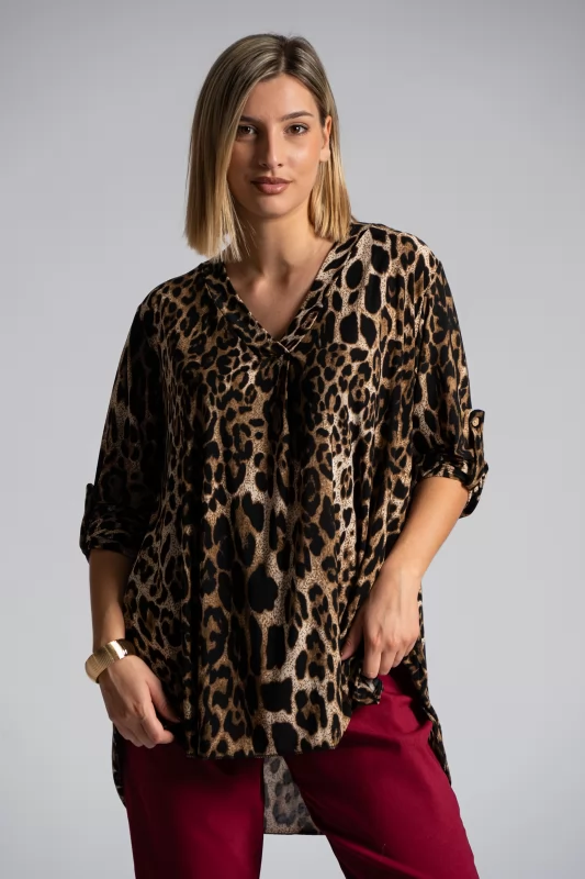 Blouse Leopar Print