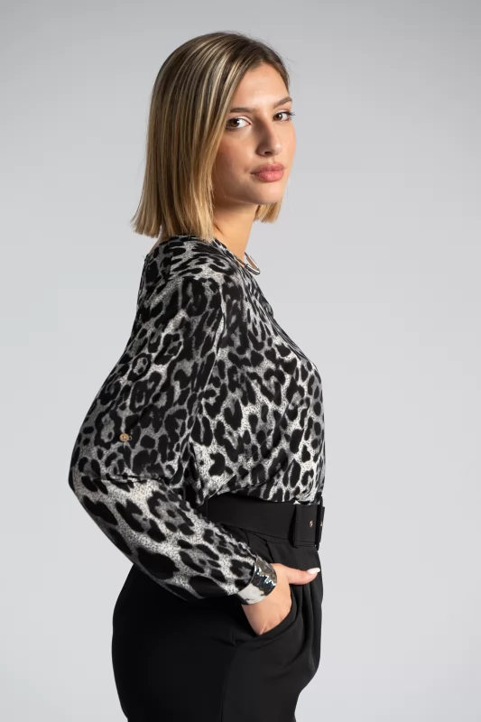 Blouse Leopar Print