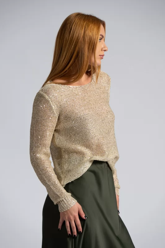 Blouse With Sequins