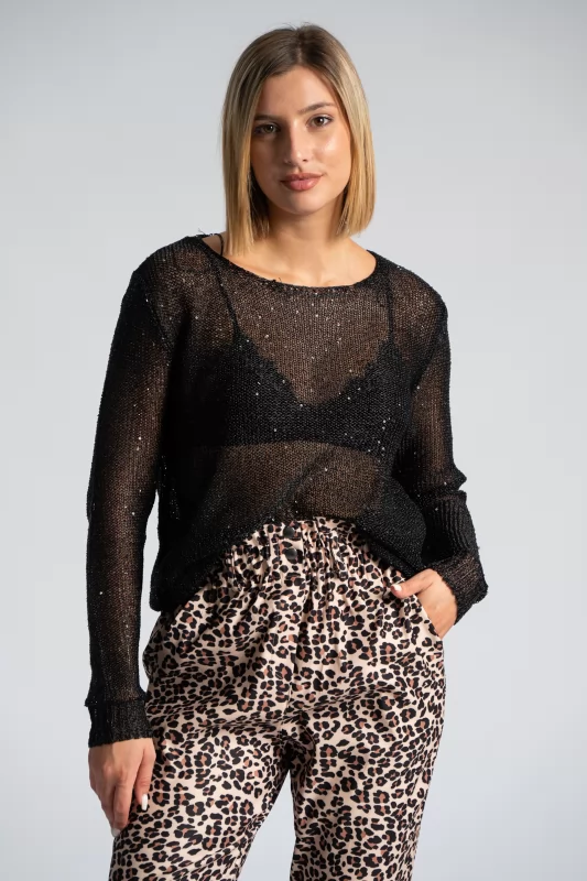 Blouse With Sequins