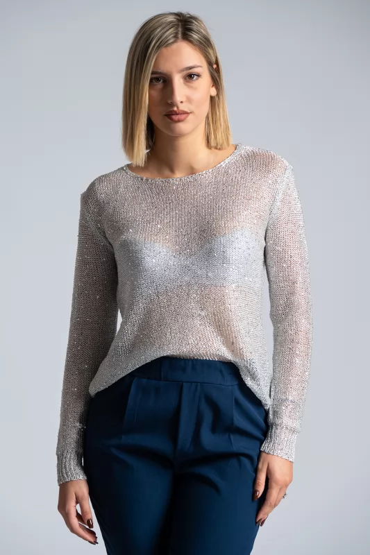 Blouse With Sequins