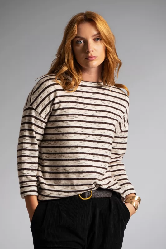 Blouse Knitted Stripes