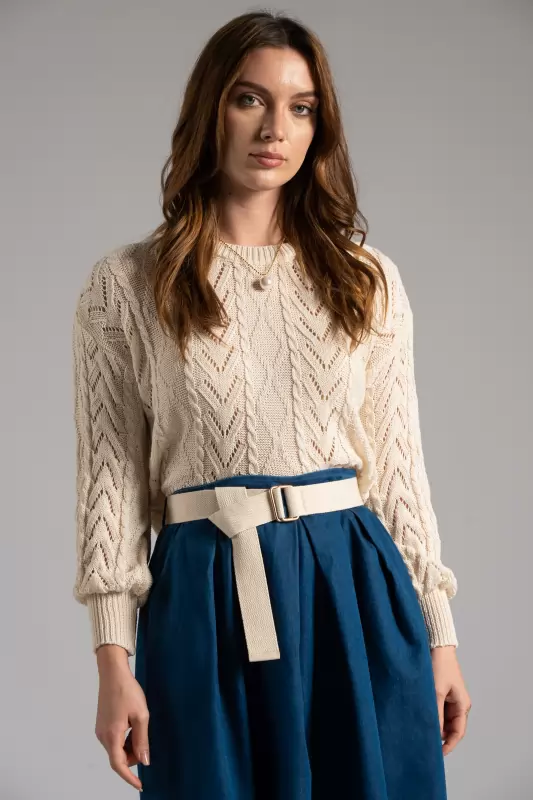 Blouse Knitted Perforated