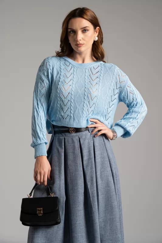 Blouse Knitted Perforated