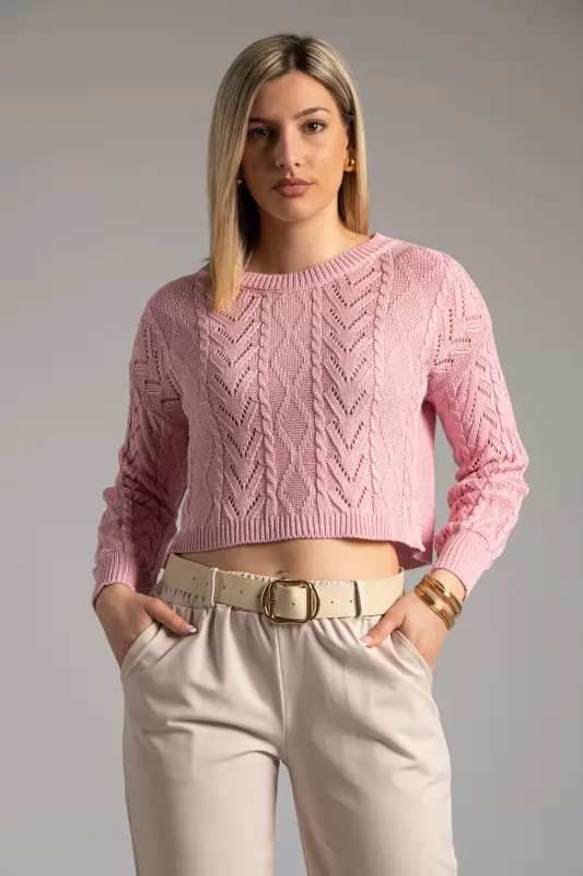 Blouse Knitted Perforated