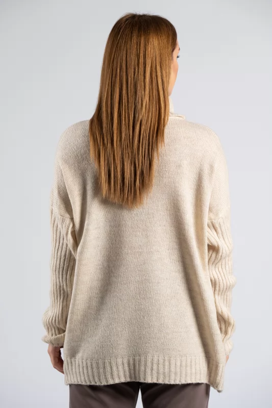 Blouse Knitted Turtleneck