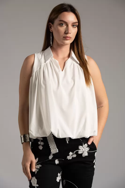 Blouse V Sleeveless